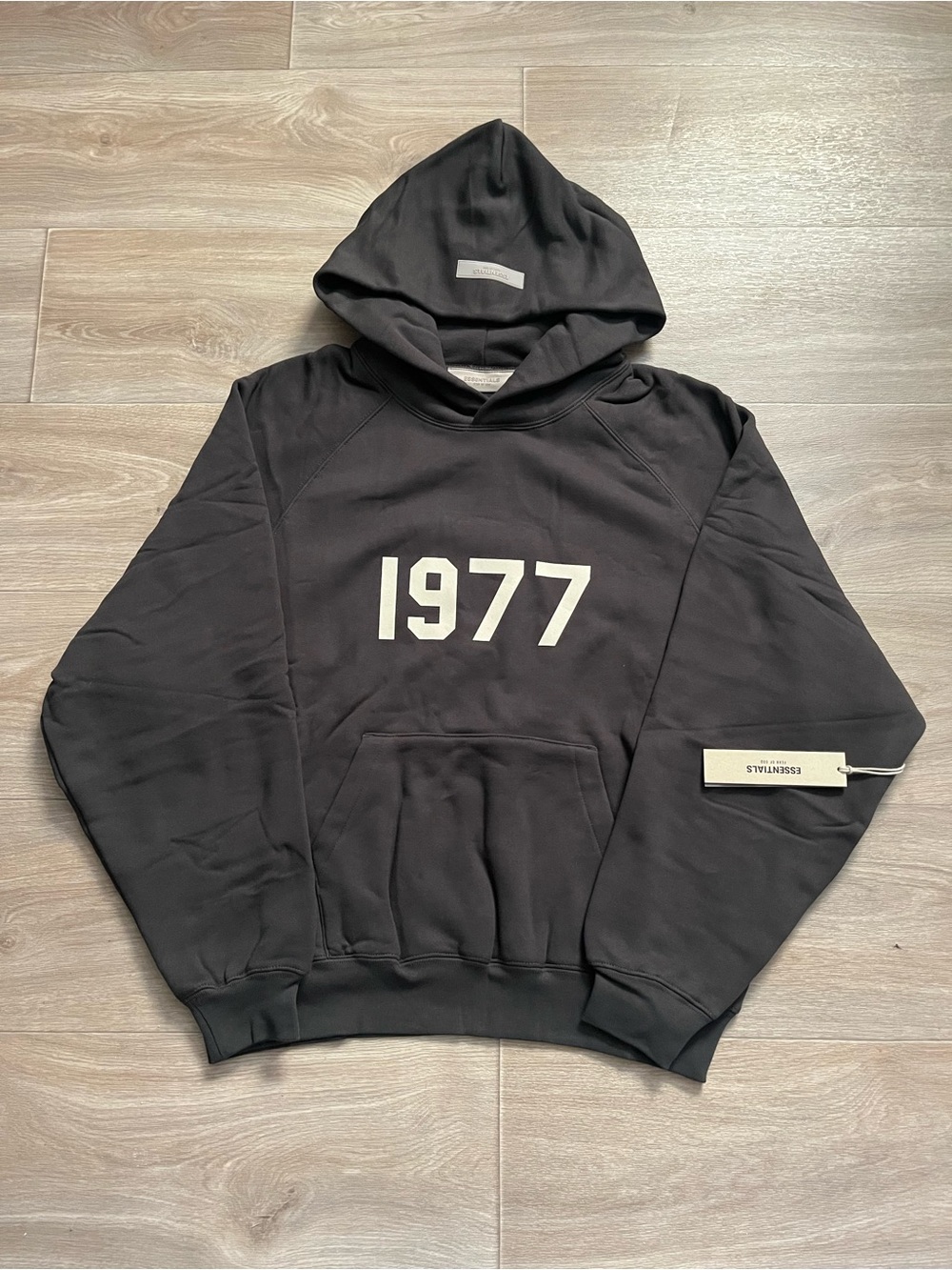 Essentials Fear Of God 1977 Iron Hoodie - NEW